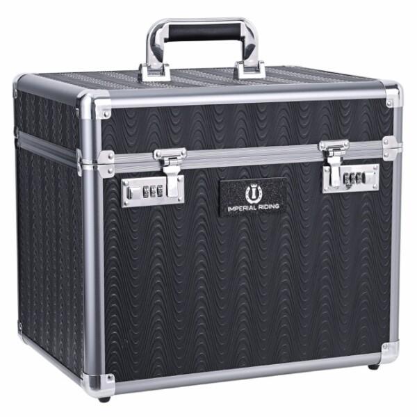 Imperial Riding Shiny Grooming Box Musta