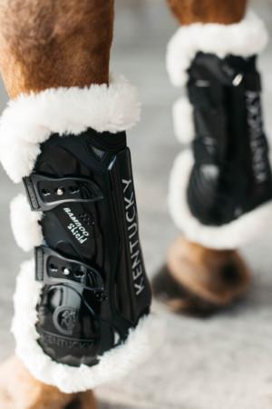 Kentucky Vegan Sheepskin Bamboo Jännesuojat - musta, M