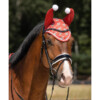 QHP Merry Christmas jouluinen korvahuppu hevoselle