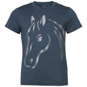MOUNTAIN Horse lasten t-paita hevosprintillä