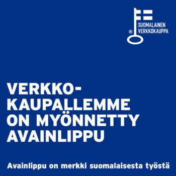 Verkkokaupallemme on myönnetty avainlippu-merkki