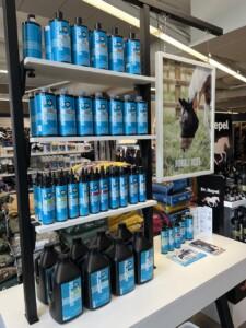 Solheds tuotteet Horse & Rider myymälässä