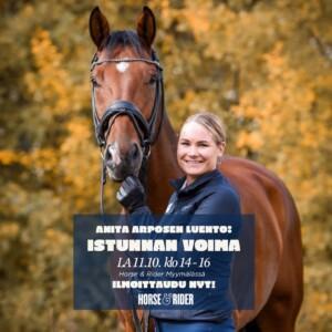 Anita Arponen luento: Istunnan voima ratsastajan istunta