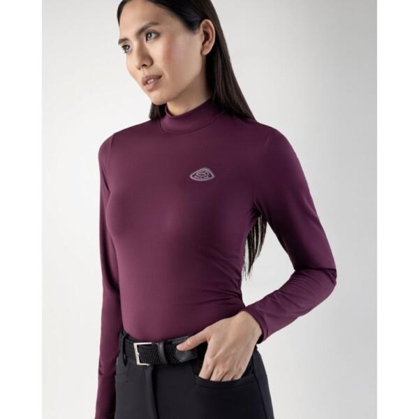 Equiline Geco Second Skin Treenipaita Viininpunainen