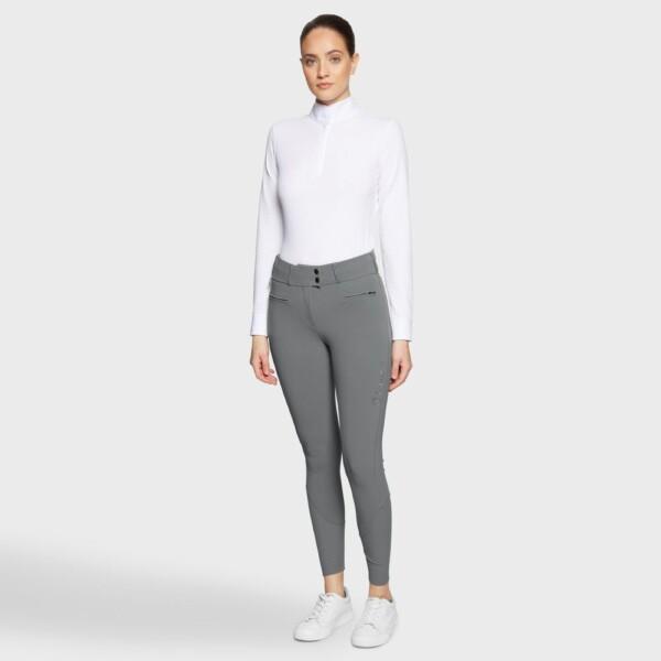 Samshield Claranova Extra High Waist Ratsastushousut Harmaa