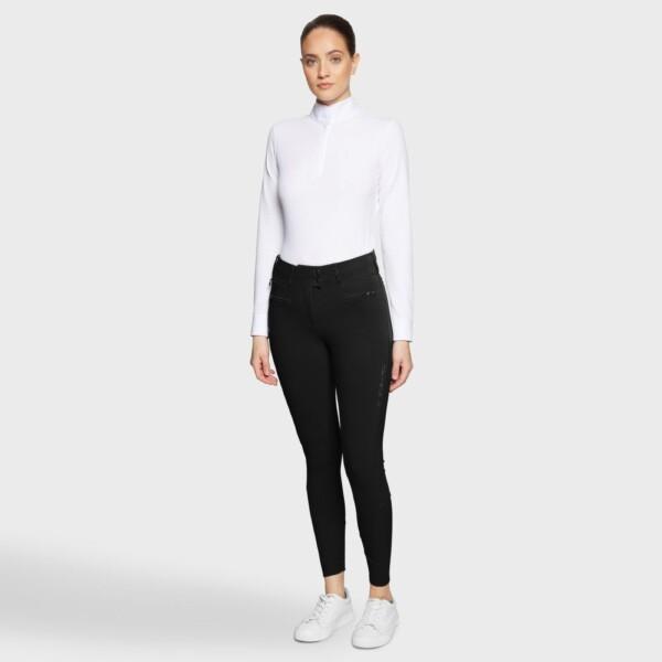 Samshield Claranova Extra High Waist Ratsastushousut Musta