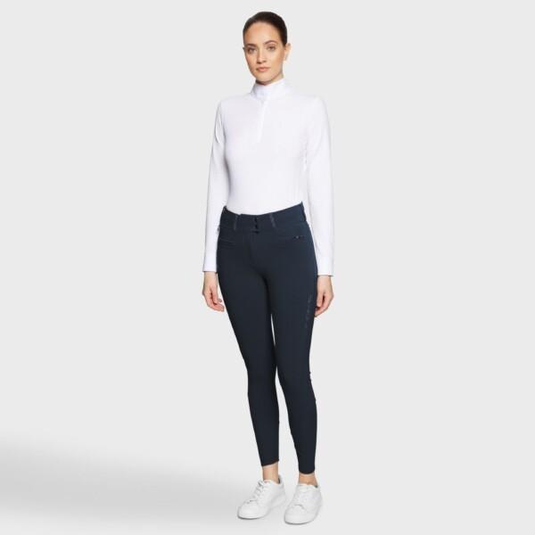 Samshield Claranova Extra High Waist Ratsastushousut Tummansininen