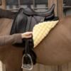 Kentucky Skin Friendly Full Sheepskin Satulahuopa Musta