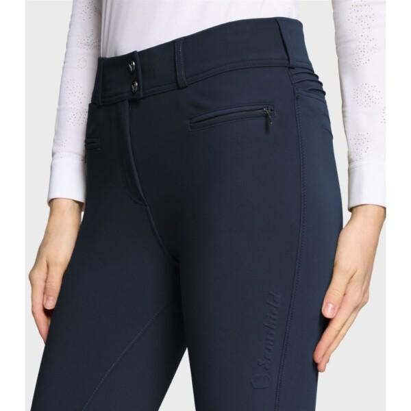 Samshield Clara Air Kneegrip Ratsastushousut Tummansininen