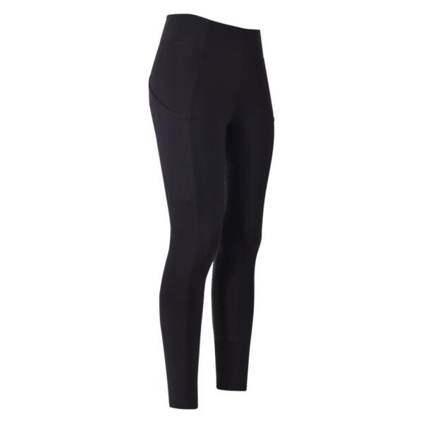 Imperial Riding Lisam Fullgrip Leggingsit mukautuvat liikkeeseen ja korkea vyötärönauha tukee keskivartaloa ratsastaessa ja vapaa-ajalla.