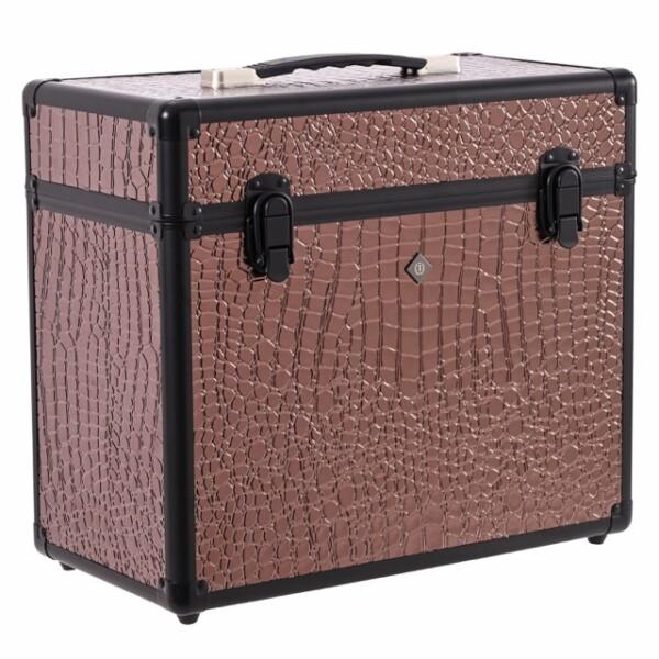 Imperial Riding Basic Slim Line Grooming Box Ruskea Croco