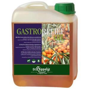 Gastro Relief Oil on tyrniöljy joka hoitaa hevosen herkkää vatsan limakalvoa