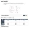 Equifit bellyband kylkisuojan kokotaulukko