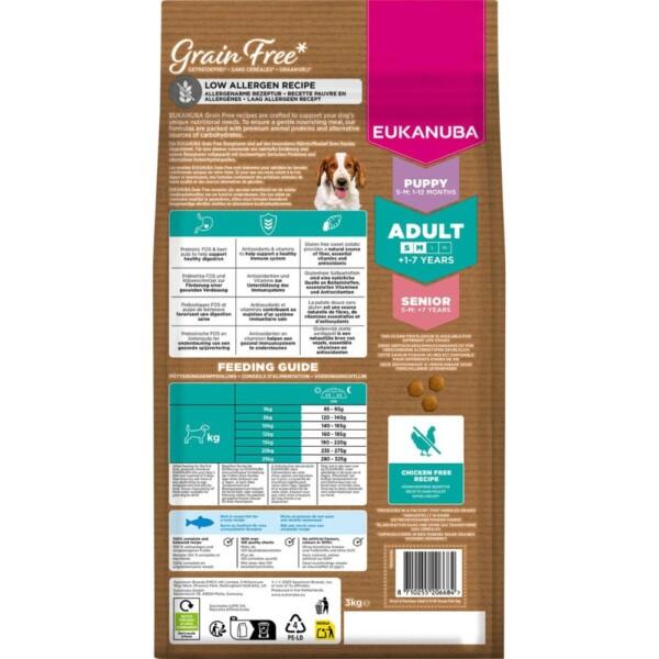 Eukanuba Adult Small/Medium Breed Grain Free Ocean Fish