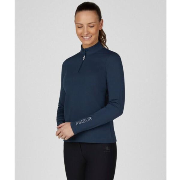 Pikeur Athleisure Zip Treenipaita Tummansininen