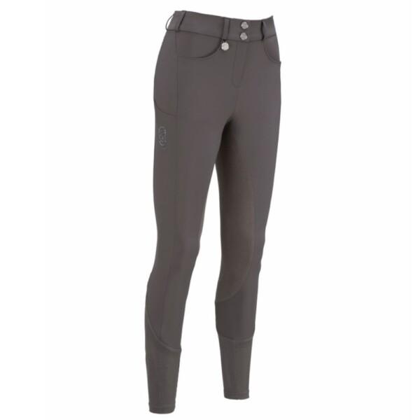 Pikeur Ceelina Gridtex Leather Ratsastushousut Harmaa