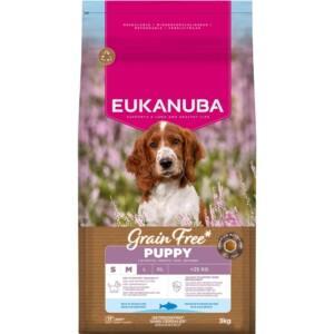 Eukanuba Puppy & Junior Small/Medium Grain Free Ocean Fish 3kg